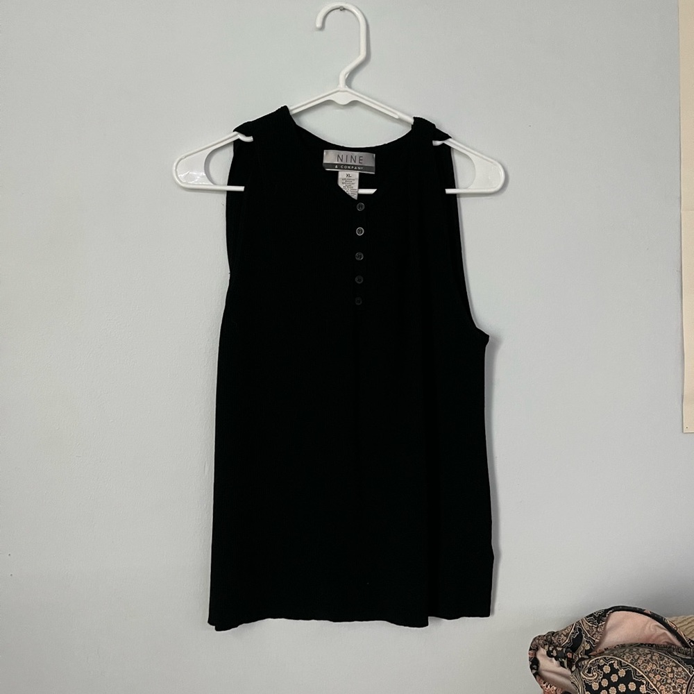 Black Sweater Vest